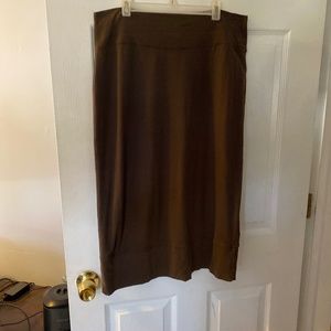 James Perse Brown Midi skirt 4